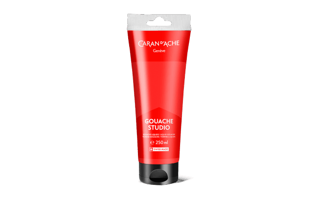 Tube 250 ml Gouache Scharlachrot