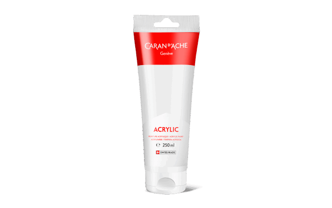 Tubo 250 ml Acrilico Bianco