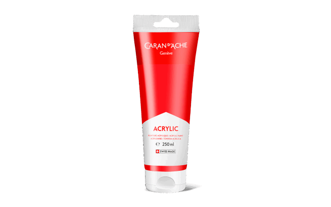 Tube 250 ml Acrylic Scharlachrot