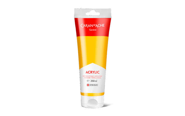 Tube 250 ml Acrylic Jaune d'or