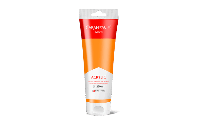 Tube 250 ml Acrylic Orange