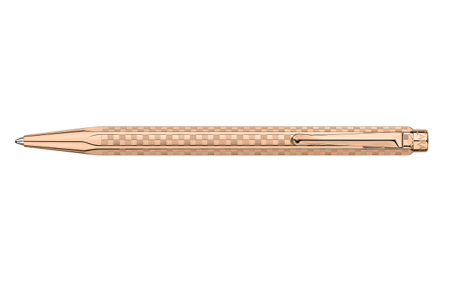 Stylo Bille Ecridor™ Damier Doré Rose