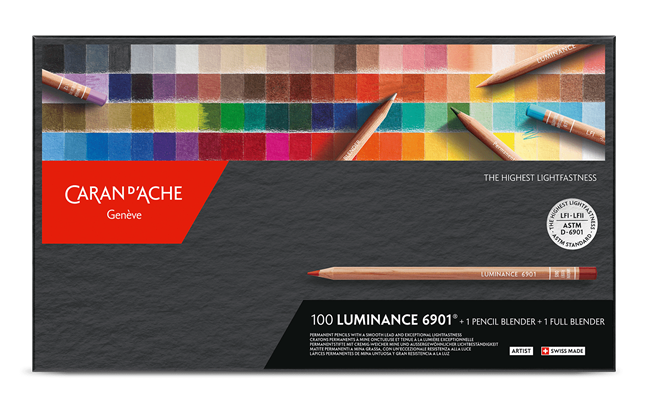 Etui 100 Farben LUMINANCE 6901™ + 2 Blender