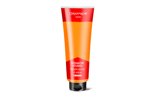 Tube 450 ml Gouache Studio Orange