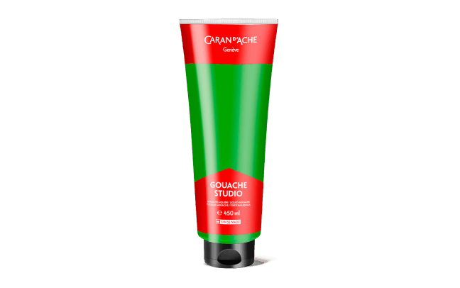Tube 450 ml Gouache Studio Vert Brillant
