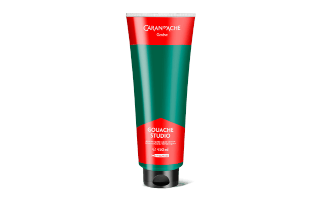 Tube 450 ml Gouache Studio Smaragdgrün