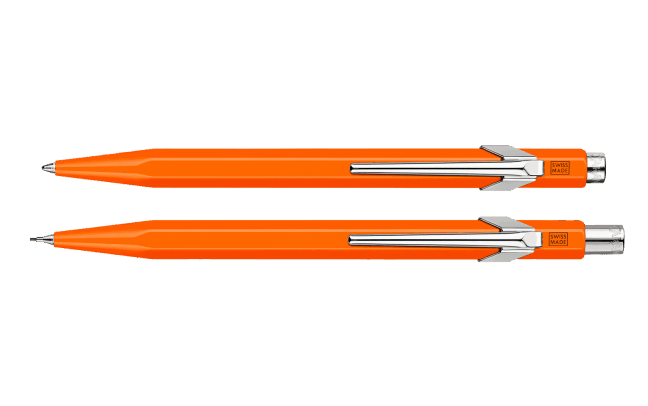 Set 849™ FLUO Orange Ballpoint Pen + Mechanical Pencil
