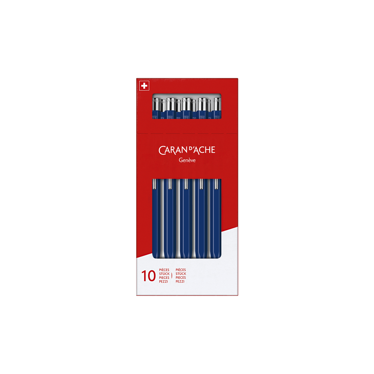 Confezione da 10 Portamine 849 CLASSIC LINE Blu Zaffiro