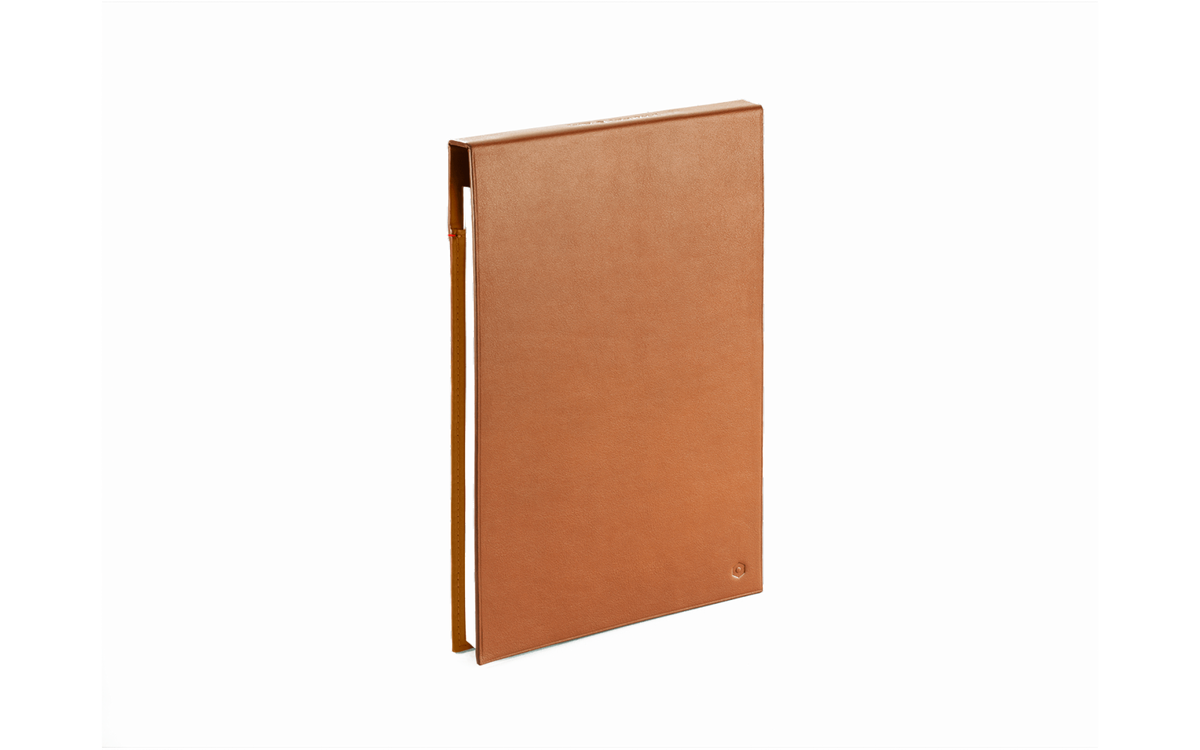 LEDERHEFT A5 IM FARBTON CAMEL