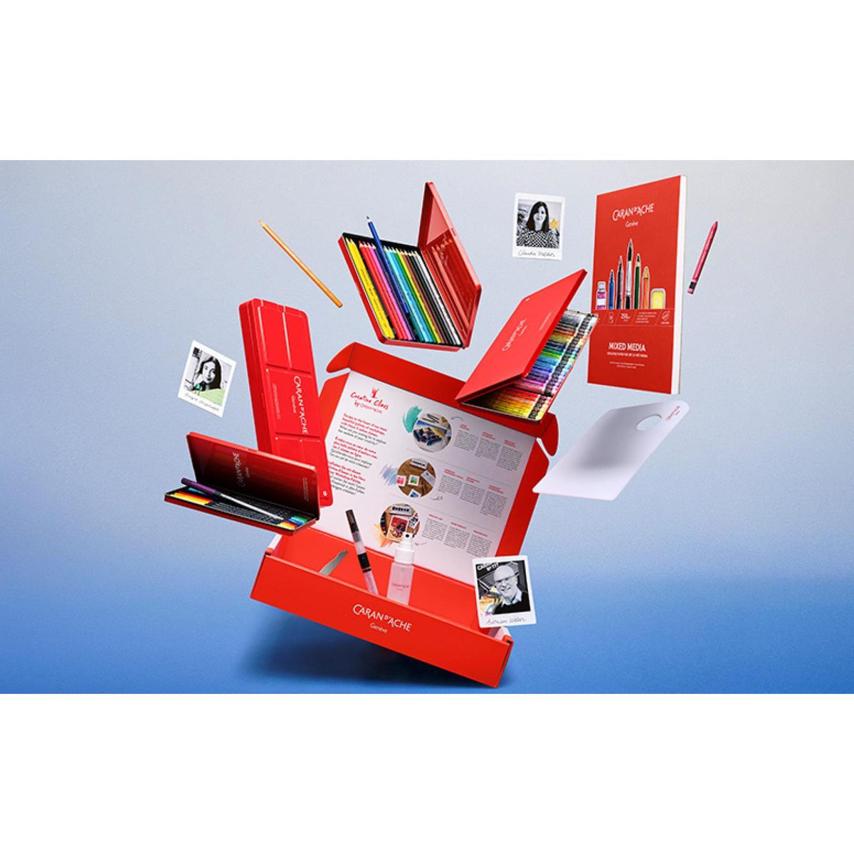 Sortiment von Produkte Creative Box + 3 Online-Kreativkurse
