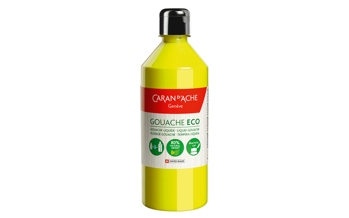 GOUACHE ECO 500 ml Jaune Citron Fluo