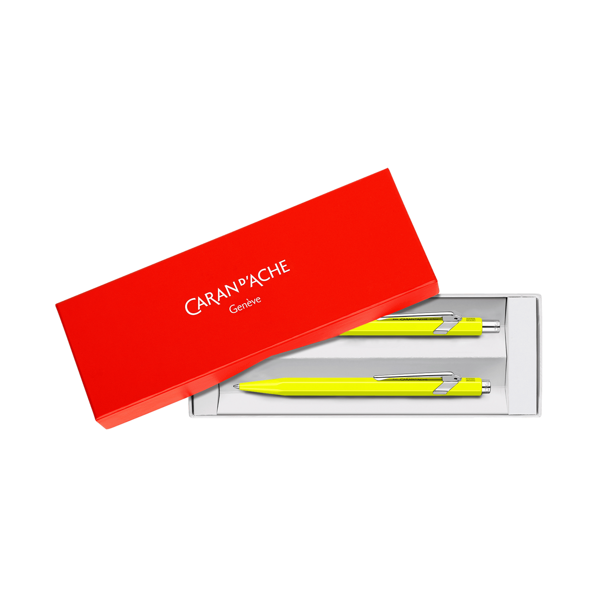 Set 849™ FLUO Gelb Kugelschreiber + Minenhalter