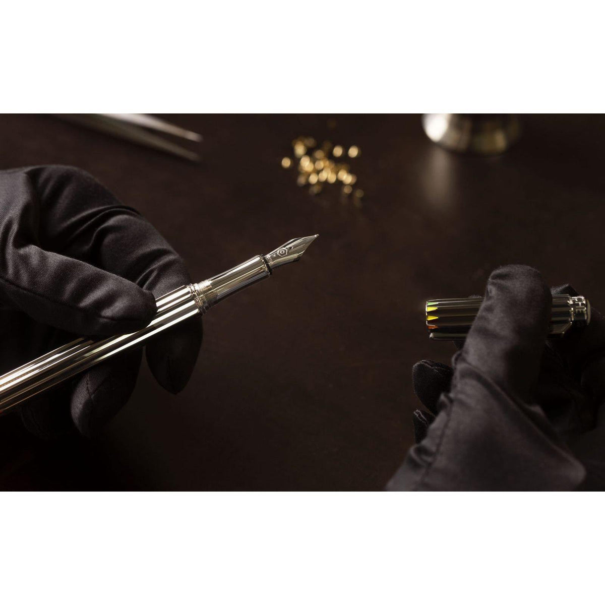 Silver-Plated and Rhodium-Coated VARIUS™ RAINBOW Fountain Pen limitierte Edition