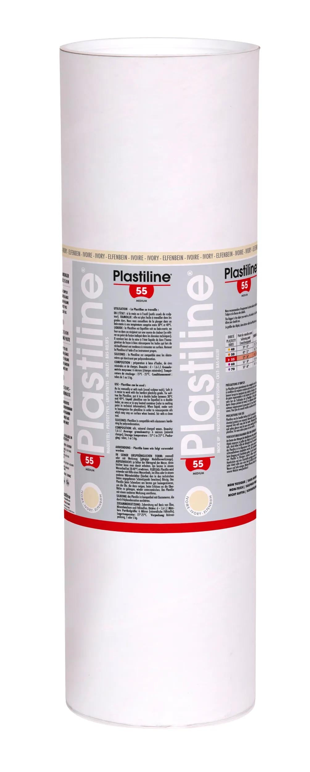 10 kg Kunststoffhärte 55 - Elfenbein