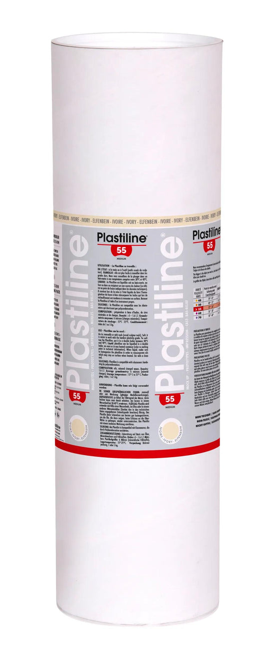 10 kg plasticline hardness 55 - Ivory
