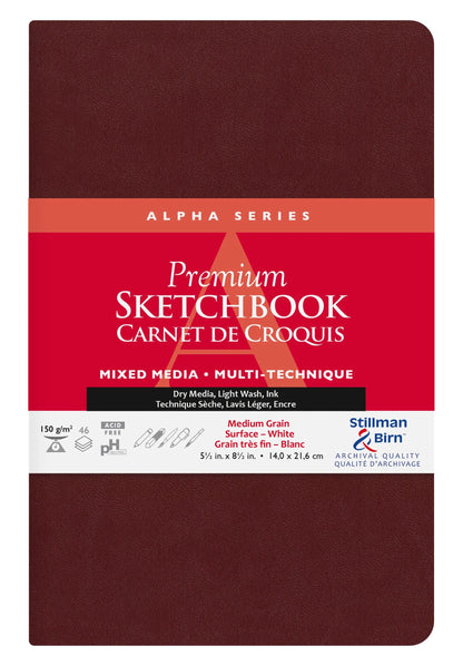Alpha Series flexible notebook 46F 14x21,6cm 150g - White (in bundle 2)