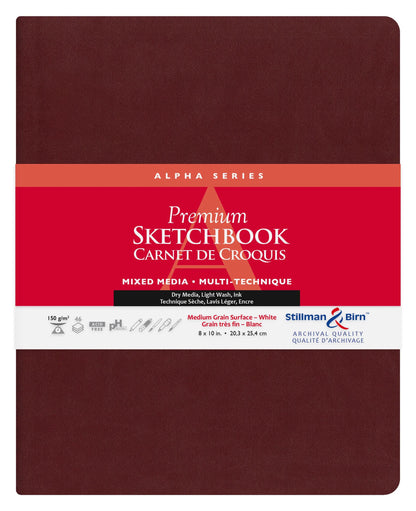 Alpha Series soft Notebook 46F 20.3x25.3cm 150g - Weiß (2er-Pack)