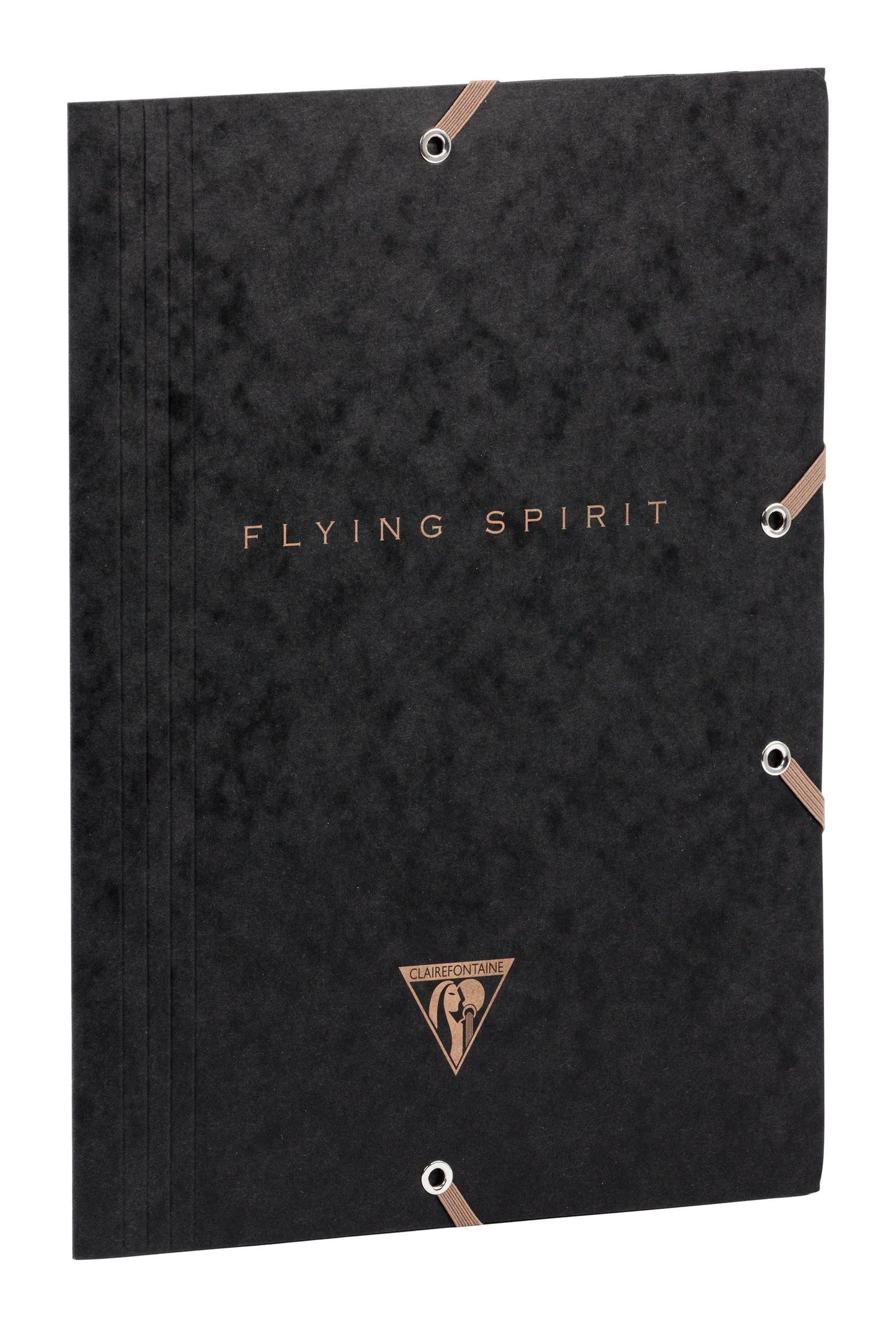 Chemise à élastique 3 rabats Flying Spirit Black 24x32cm motifs assortis - Noir (Lot x5)