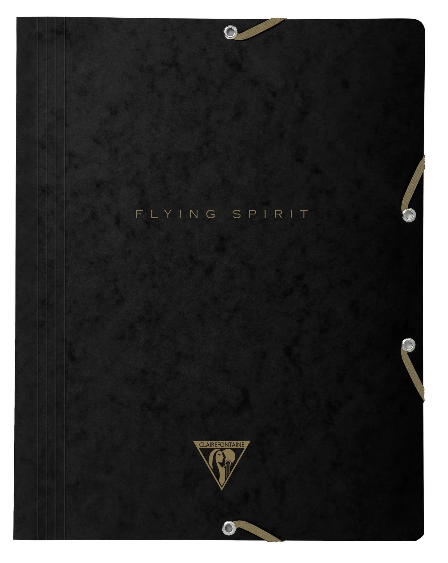 Chemise à élastique 3 rabats Flying Spirit Black 24x32cm motifs assortis - Noir (Lot x5)
