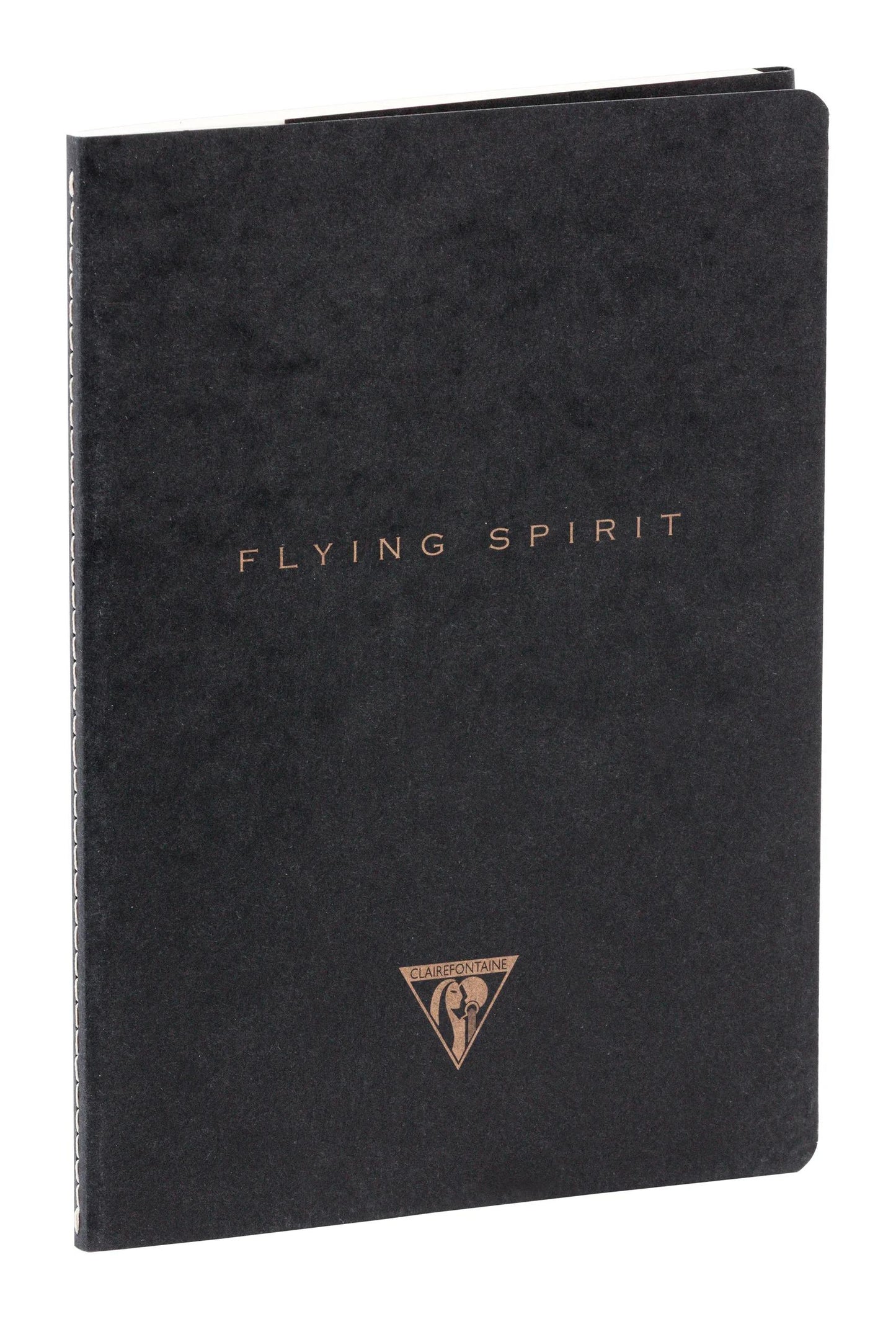 Flying Spirit textiles Sting A5 96 Seiten gefüttert passende Muster Elfenbeinpapier 90g - Schwarz (Paket x5)