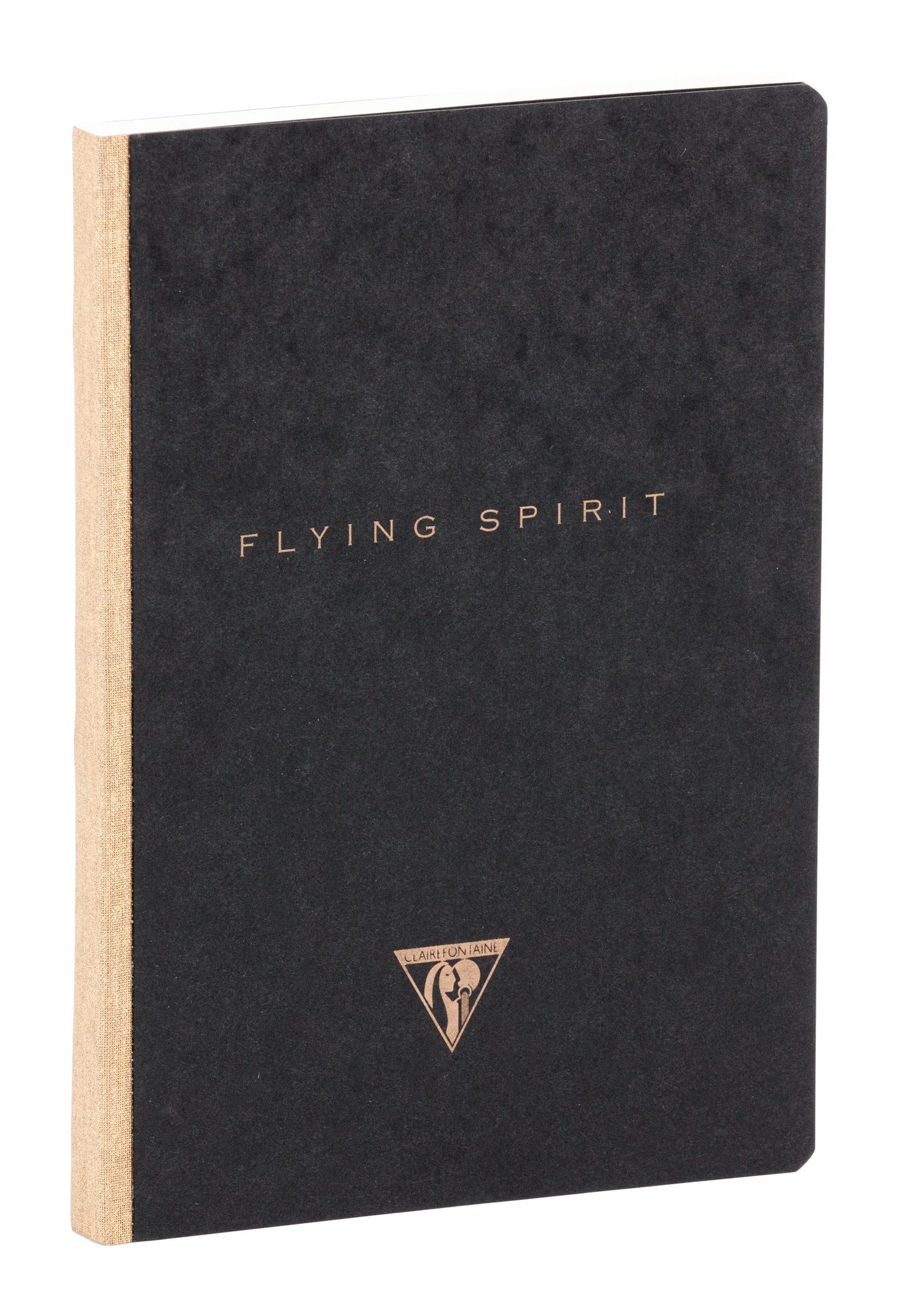 Flying Spirit booklet booklet genäht A5 192 Seiten gefüttert passende Motive Elfenbeinpapier 90g - Schwarz (Paket x5)