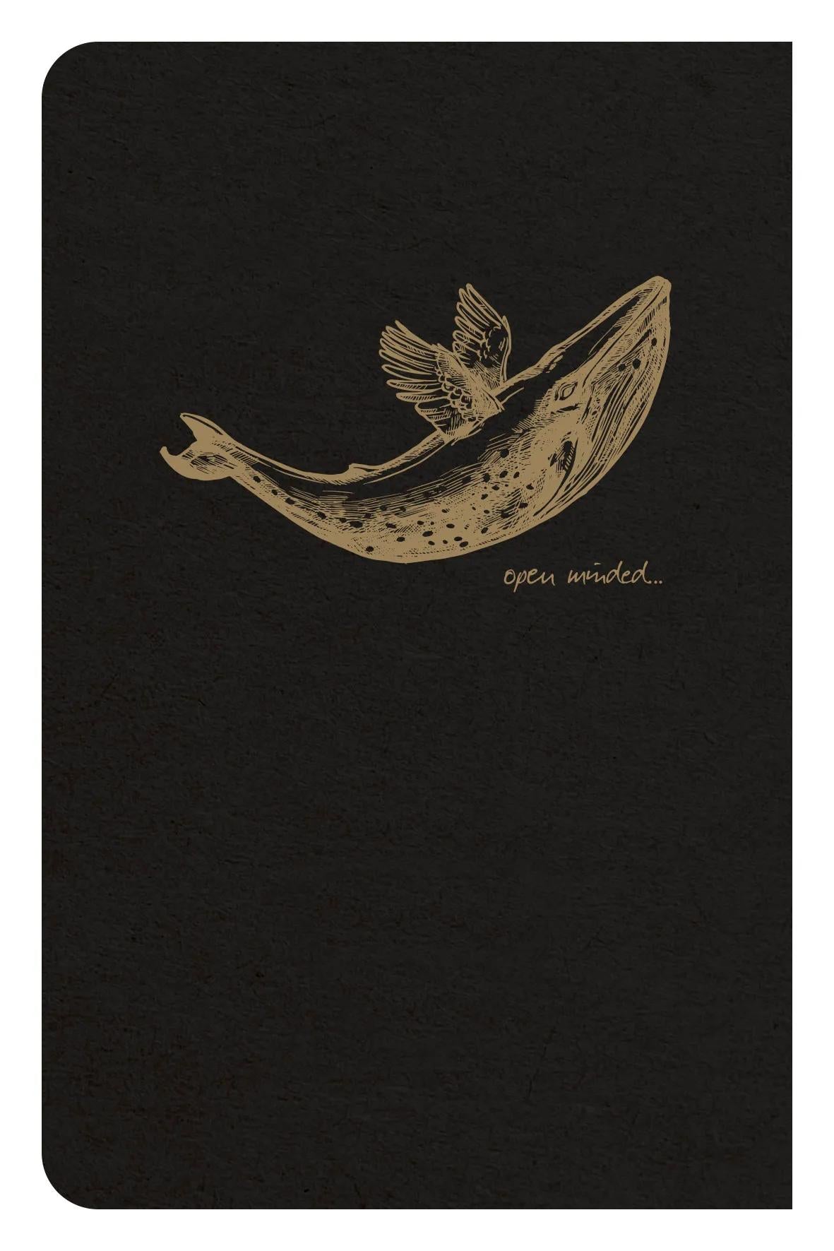 Flying Spirit tessile sting 9x14cm 96 pagine foderate motivi di corrispondenza carta avorio 90g - Nero (Pacchetto x5)