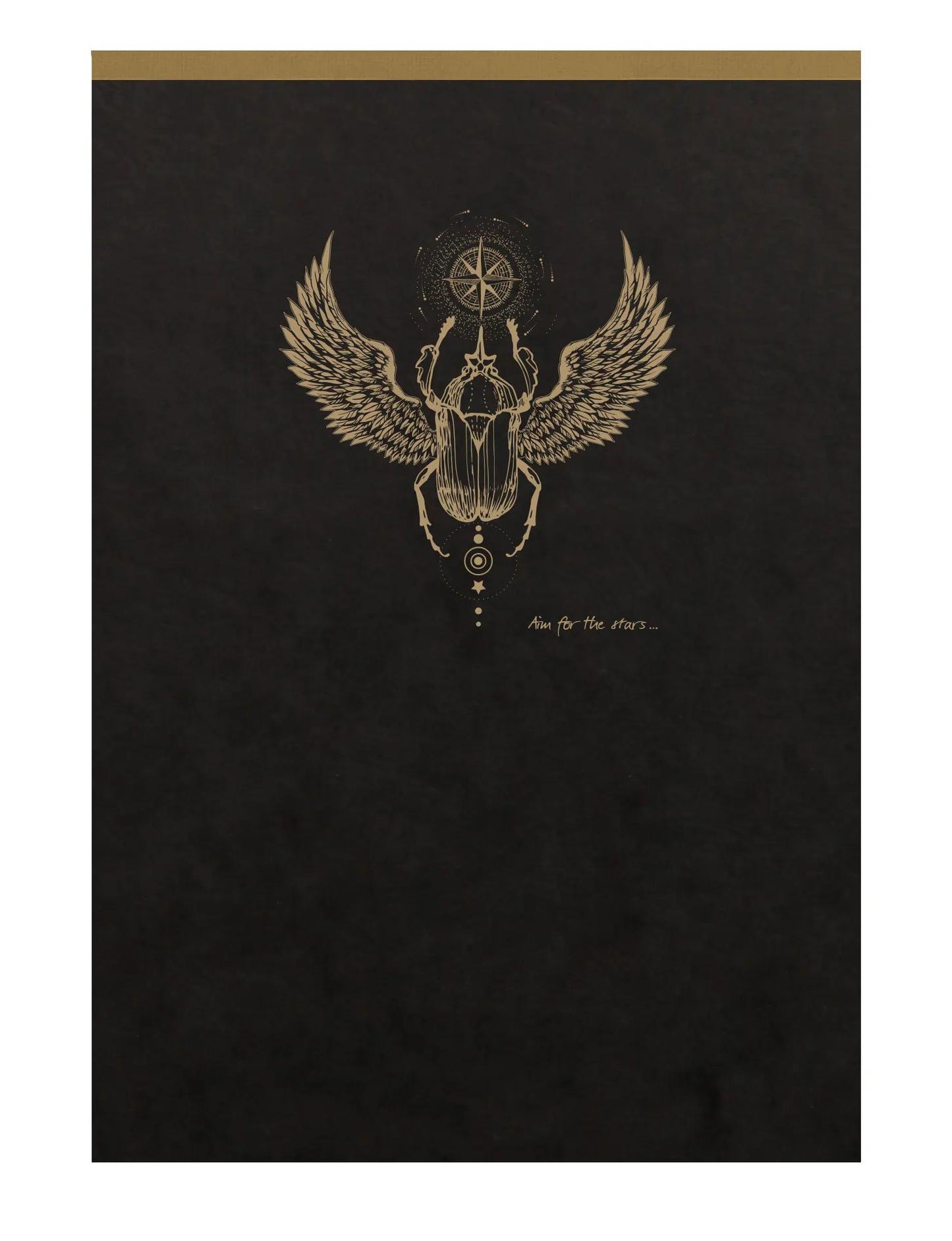 Header Star Block Flying Spirit Nero A6 140 pagine staccabili foderate corrispondenti modelli carta avorio 90g - Nero (Pacchetto x5)