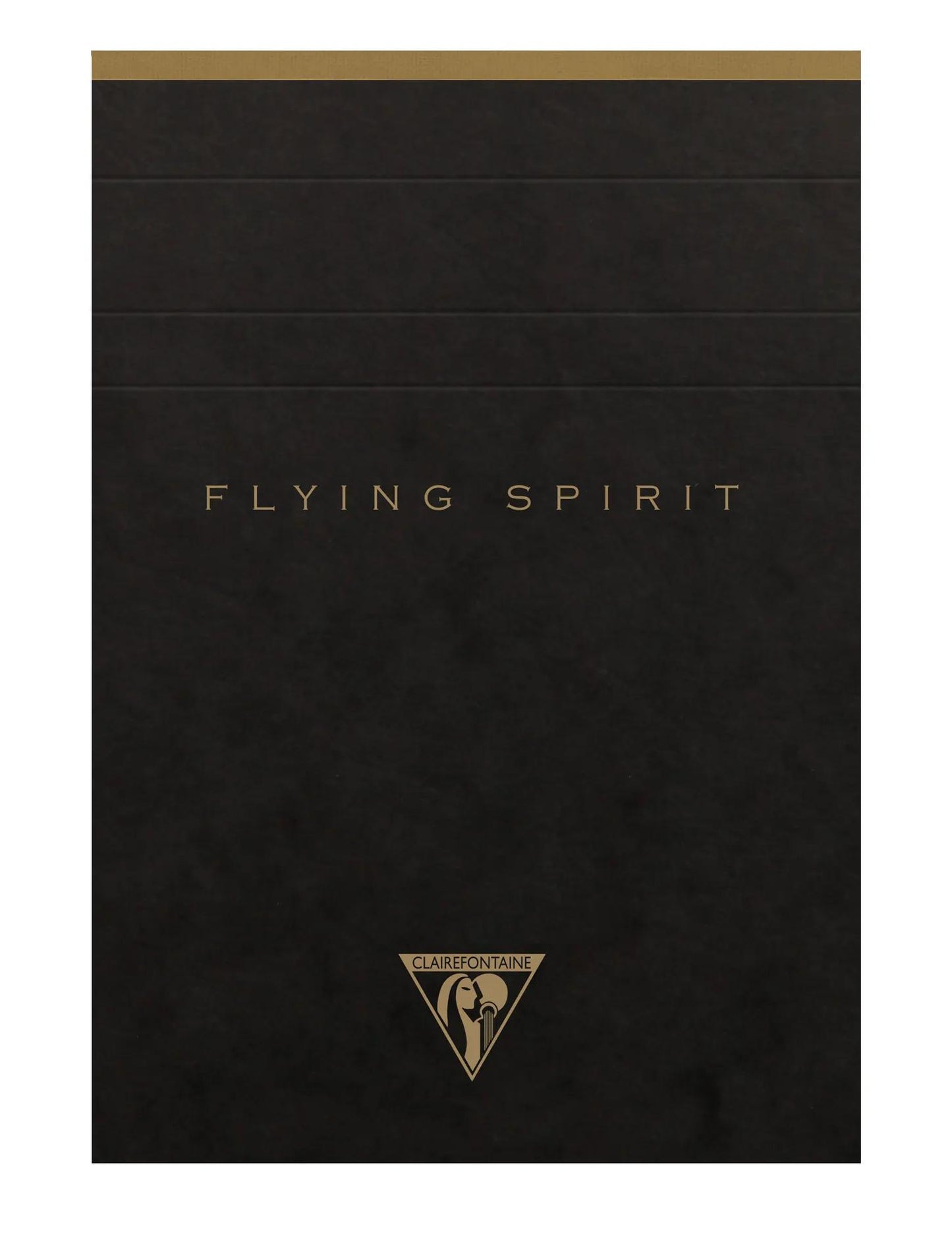 Header Star Block Flying Spirit Nero A6 140 pagine staccabili foderate corrispondenti modelli carta avorio 90g - Nero (Pacchetto x5)