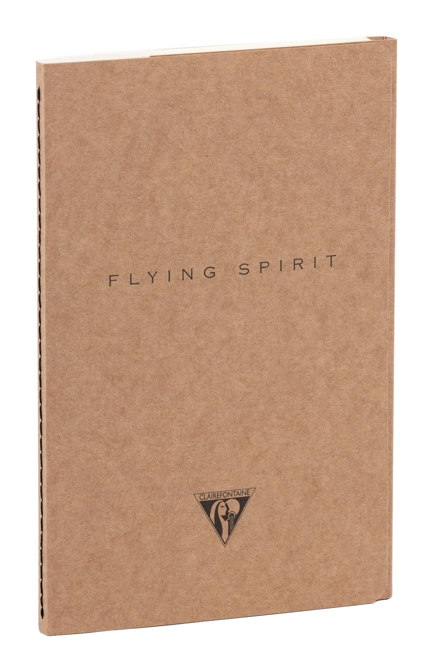 Flying Spirit textile sting 11x17cm 96 pages lined matching motifs ivory paper 90g - Kraft (Pack x5)