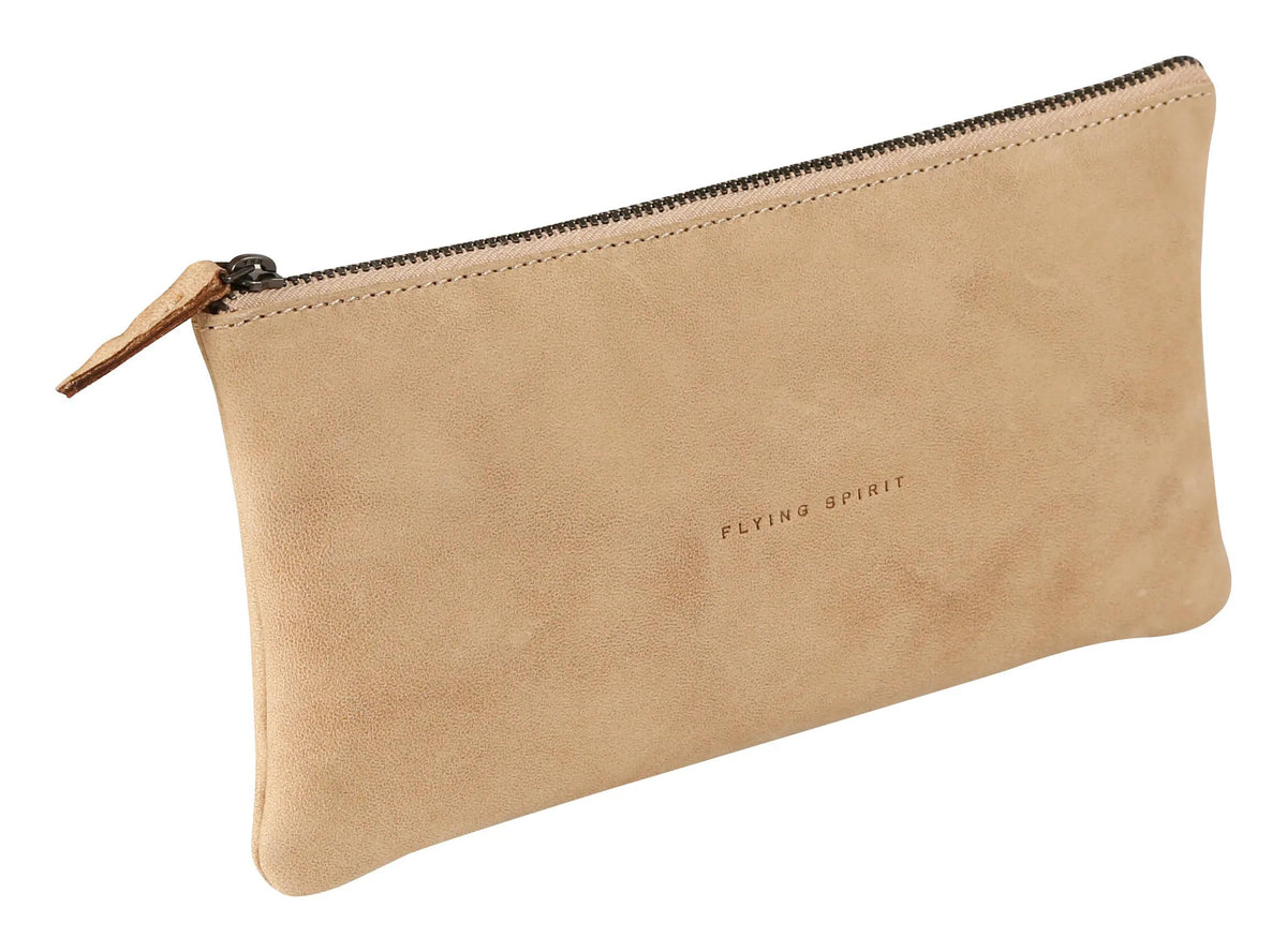 Flying Spirit Leder Case Plate 22x11cm - Beige (8er-Pack)