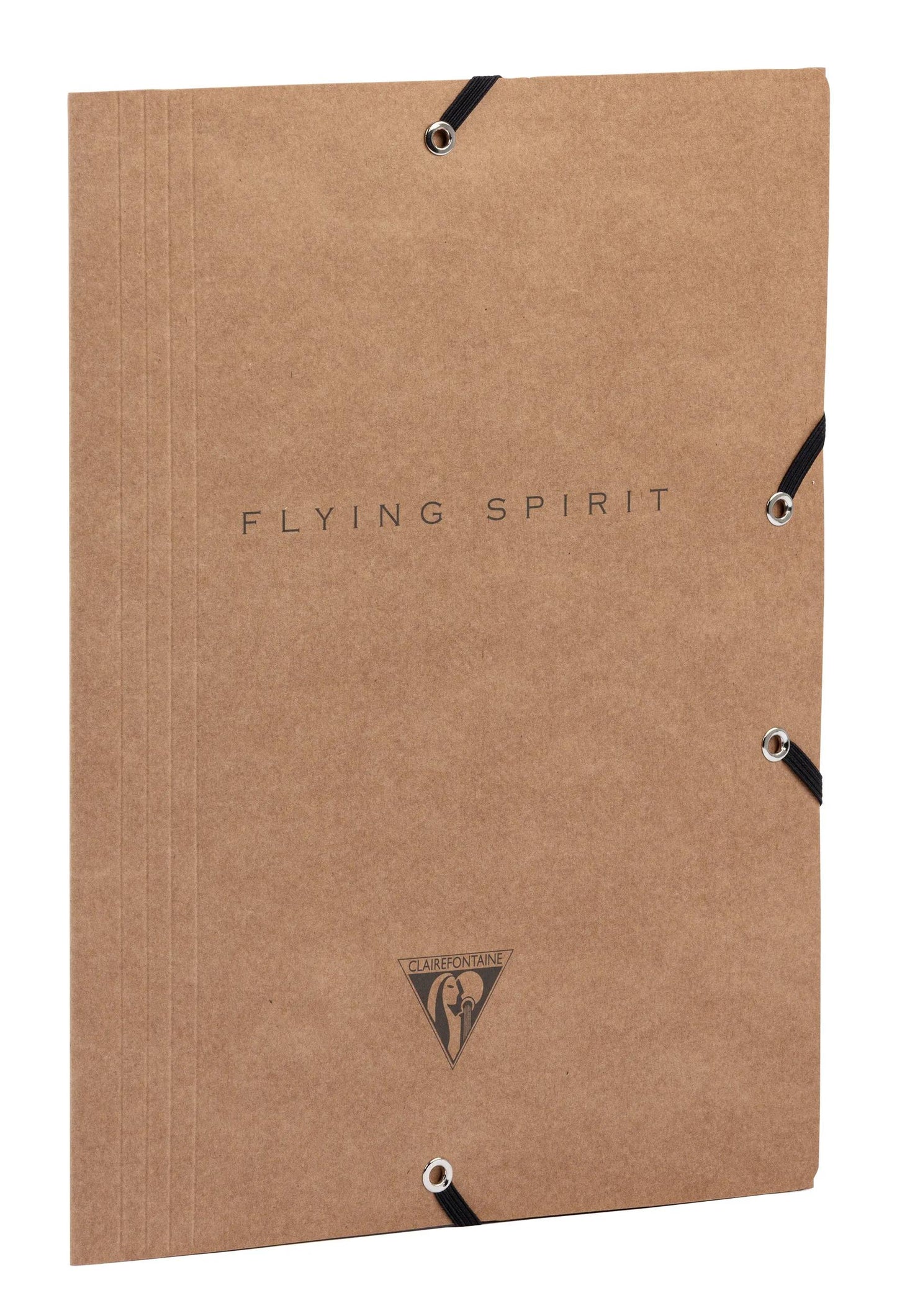 3 flap elastic shirt Flying Spirit Kraft 24x32cm matching patterns - Brown (Pack x5)