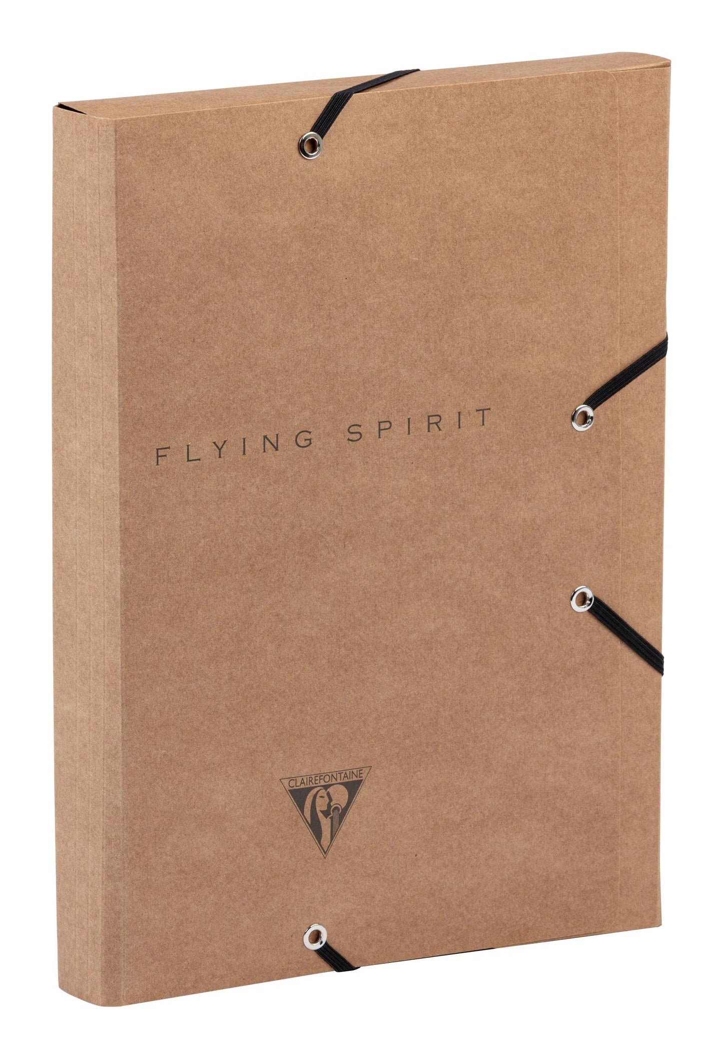 3 flap elastic shirt Flying Spirit Kraft 24x32cm matching patterns - Brown (Pack x5)