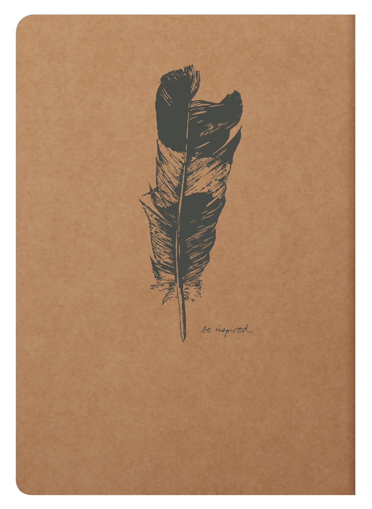 Flying Spirit textile sting A5 96 pages lineed matching patterns ivory paper 90g - Kraft (Pack x5)