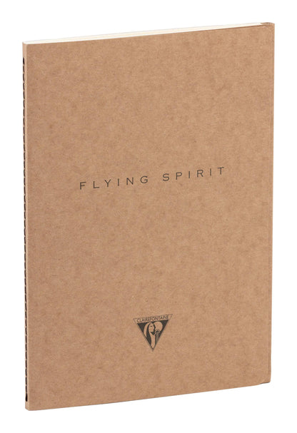 Flying Spirit textiles Sting A5 96 Seiten gefüttert passende Muster Elfenbeinpapier 90g - Kraft (5er-Pack)