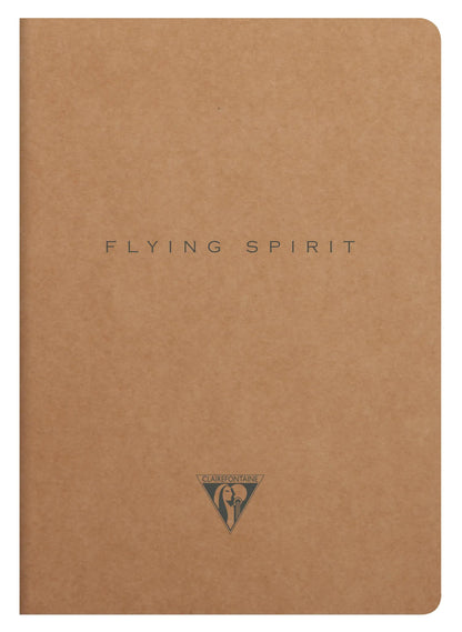 Flying Spirit textiles Sting A5 96 Seiten gefüttert passende Muster Elfenbeinpapier 90g - Kraft (5er-Pack)
