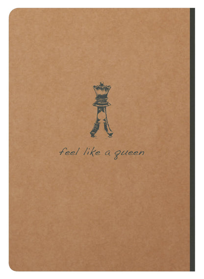 Flying Spirit Booklet Broschüre genäht A5 192 Seiten gefüttert passende Motive Elfenbeinpapier 90g - Kraft (5er-Pack)