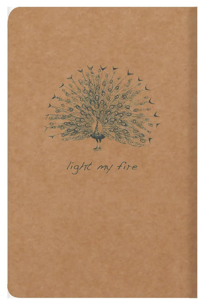 Flying Spirit textile stitch 9x14cm 96 pages lineed matching motifs ivory paper 90g - Kraft