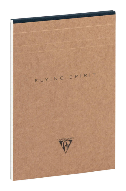 Starbed Blockkopf Flying Spirit Kraft A5 140 abnehmbare Seiten gefüttert passende Muster Elfenbeinpapier 90g - Braun (5er-Pack)