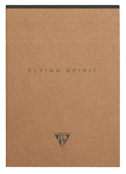 Starbed Blockkopf Flying Spirit Kraft A5 140 abnehmbare Seiten gefüttert passende Muster Elfenbeinpapier 90g - Braun (5er-Pack)