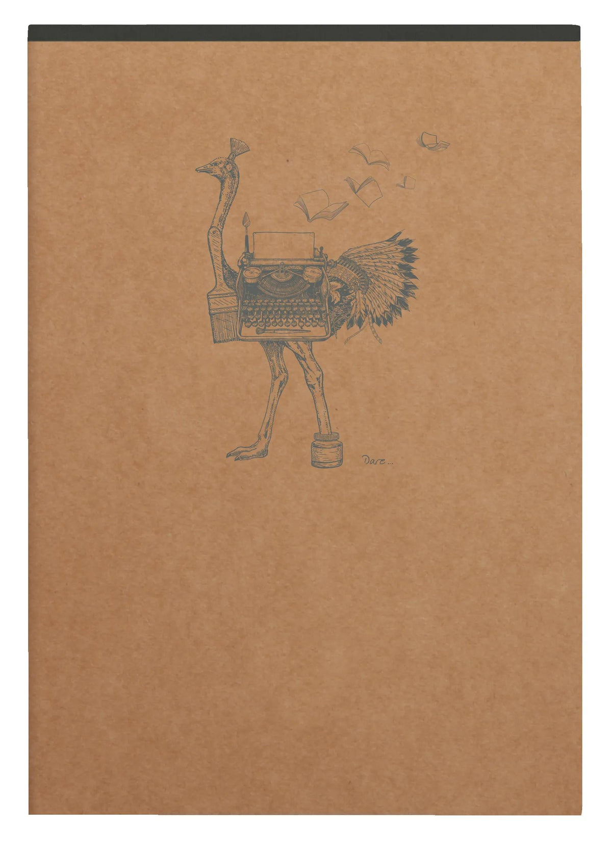 Starbed Blockkopf Flying Spirit Kraft A5 140 abnehmbare Seiten gefüttert passende Muster Elfenbeinpapier 90g - Braun (5er-Pack)