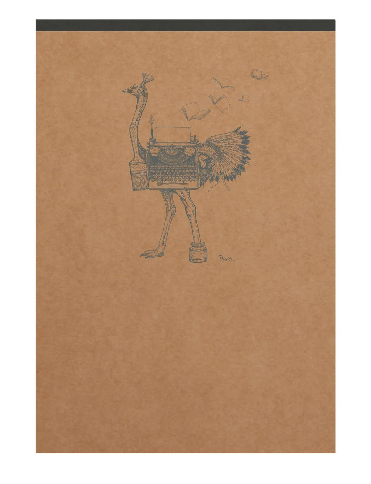 Starbed Block Header Flying Spirit Kraft A6 140 abnehmbare Seiten gefüttert Muster passend Elfenbeinpapier 90g - Braun (5er-Pack)
