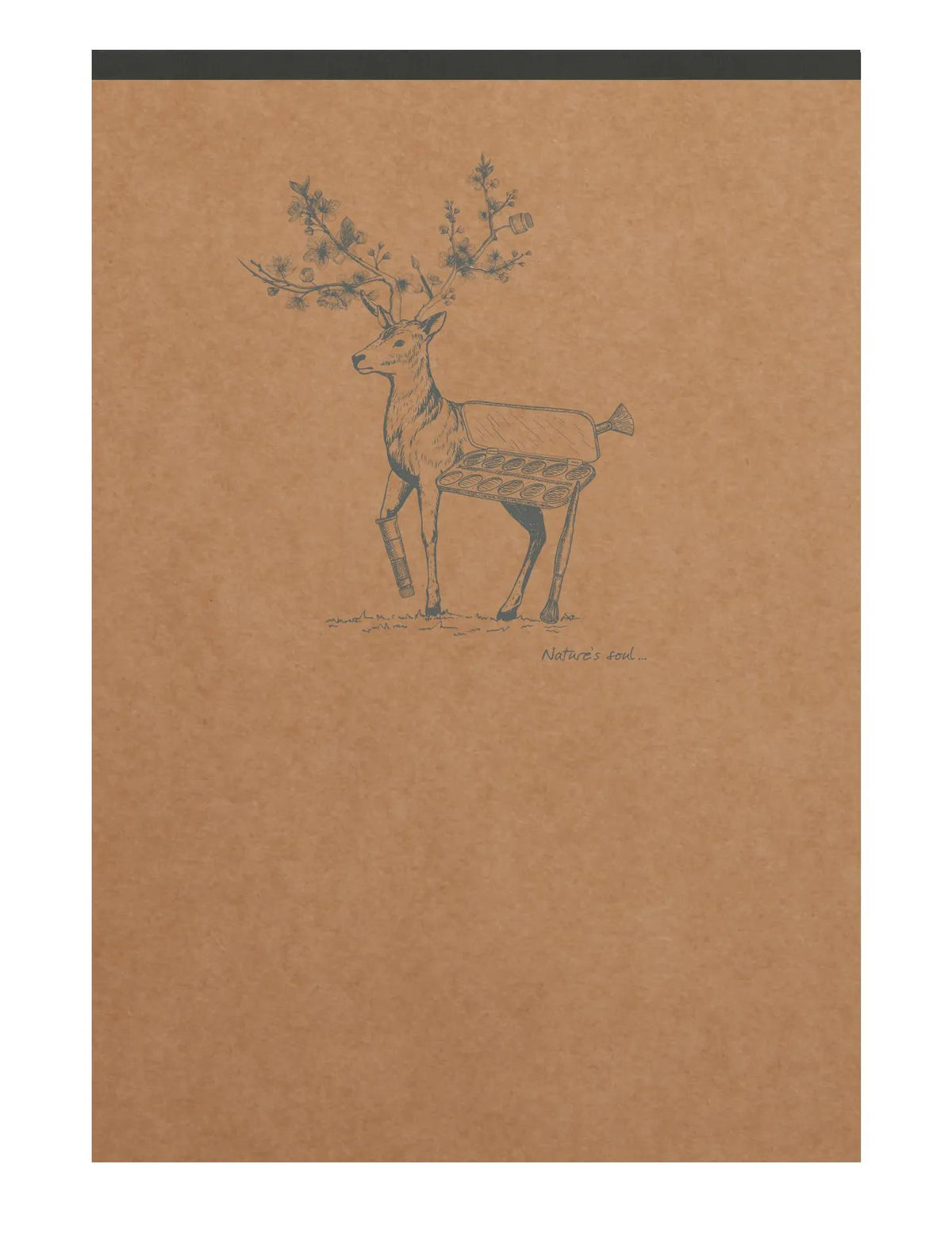 Starbed Block Header Flying Spirit Kraft A6 140 abnehmbare Seiten gefüttert Muster passend Elfenbeinpapier 90g - Braun (5er-Pack)