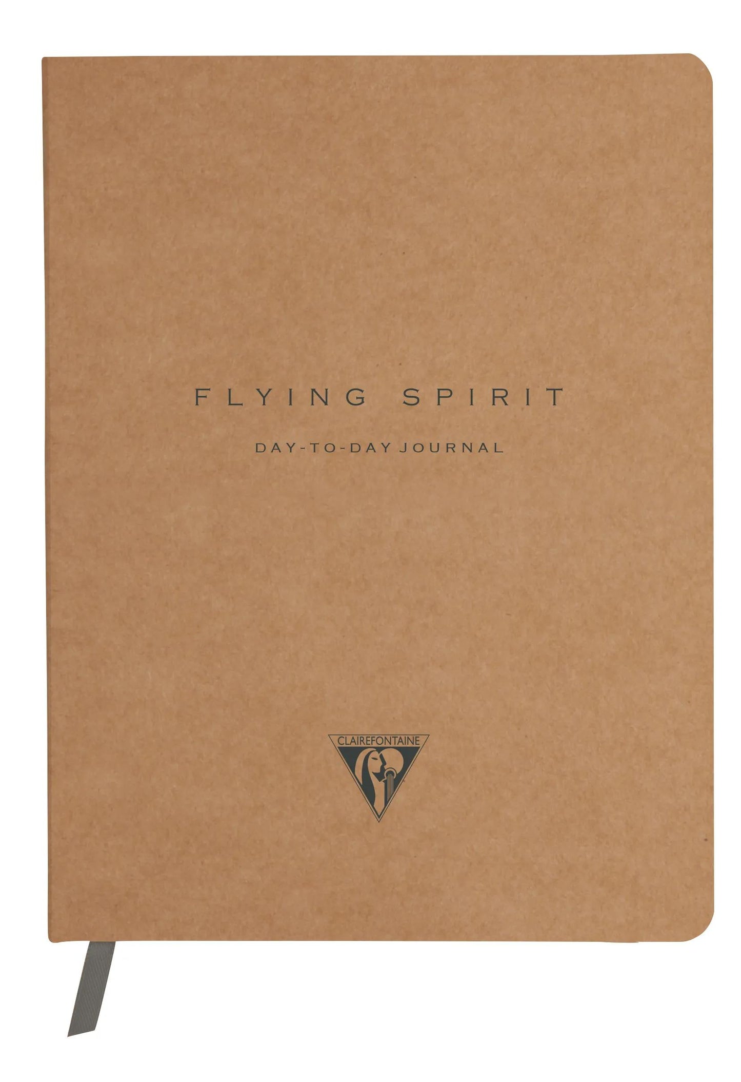 Flying Spirit, Kraft, DaytoDay newspaper 19x25 cm, 192 pages, dowry, bellow pouch on the back, marking, elastic closure, ass. - Kraft (Pack x5)