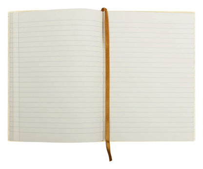 Booklet Flyer genäht Flying Spirit A5 180 Seiten gefütterter Lederbezug aus Elfenbeinpapier 90g - Beige (3er-Pack)