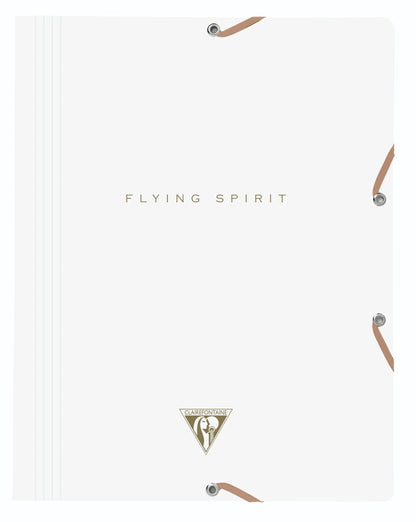 3 Klappen elastisches Hemd Flying Spirit White 24x32cm passende Muster - Weiß (5er-Pack)
