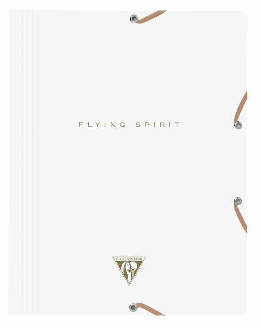 3 flap elastic shirt Flying Spirit White 24x32cm matching patterns - White (Pack x5)