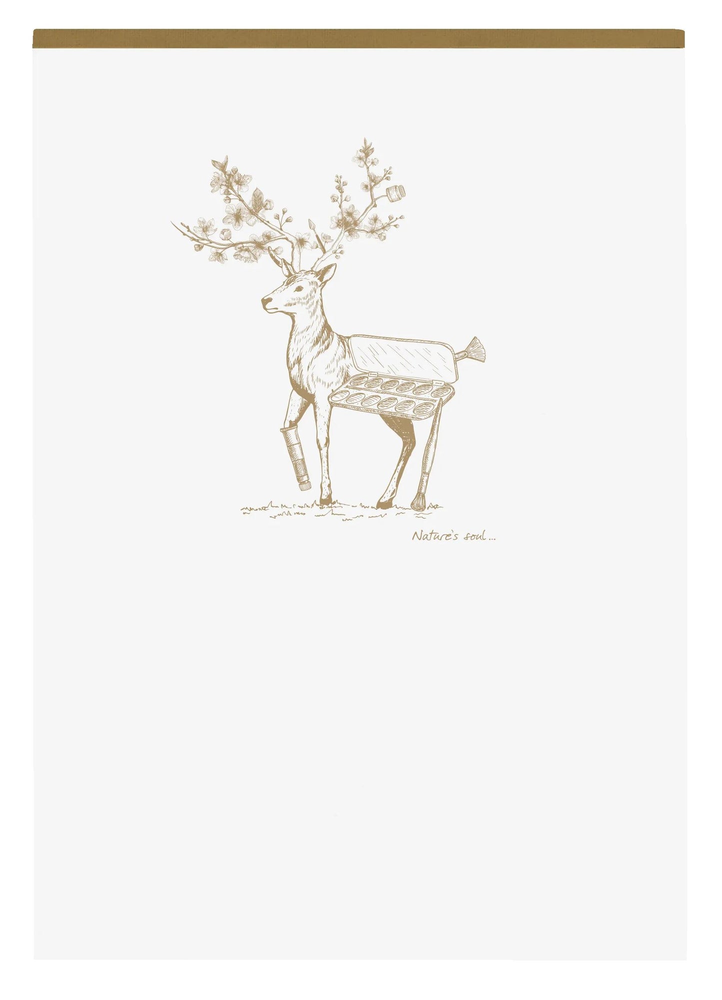 Starbed block Header Flying Spirit White A5 140 detachable pages lined pattern matching ivory paper 90g - White (Pack x5)