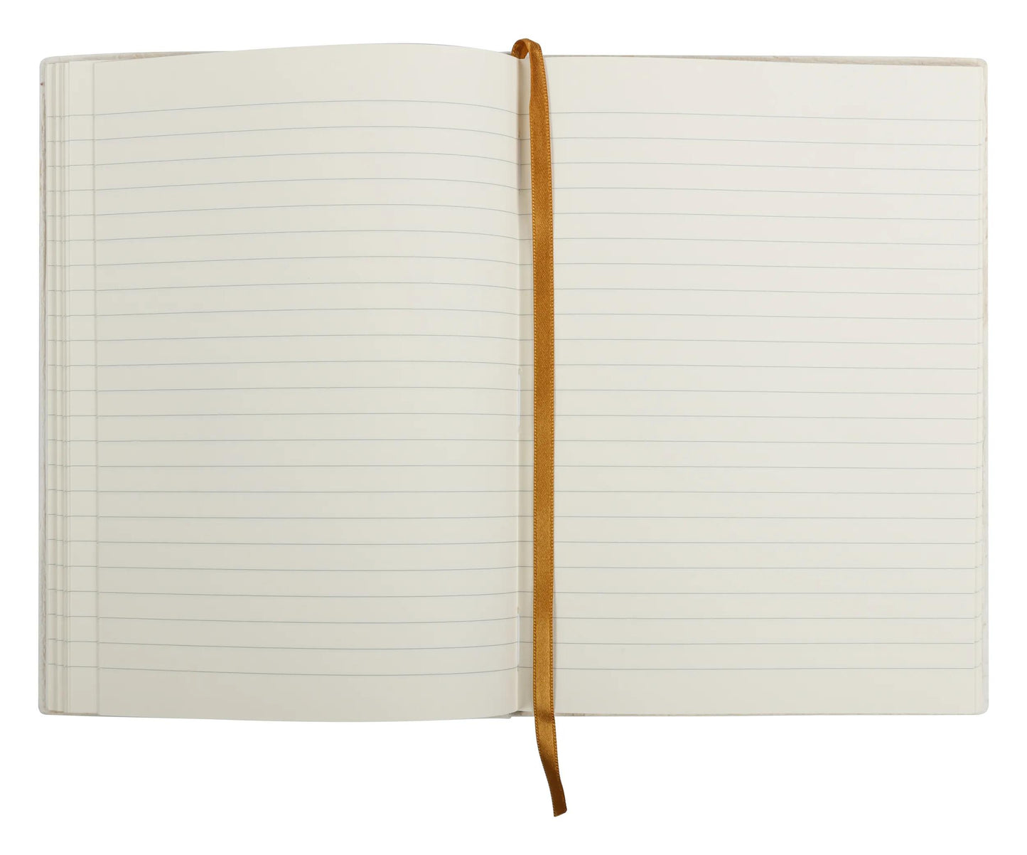 Booklet flyer sewn Flying Spirit A5 180 pages lined cover smooth leather ivory paper 90g - White (Pack x3)