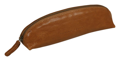 Kit Flying Spirit in pelle Triangolare 18x4x4cm - Cognac (Pacchetto x6)