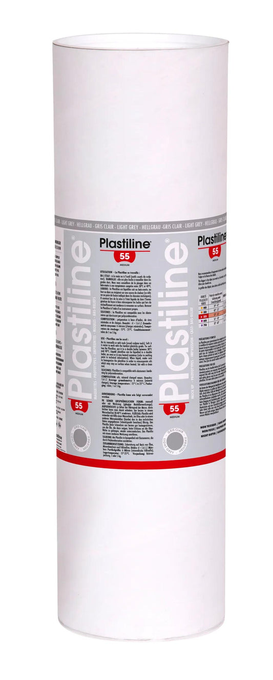 10 kg plasticline hardness 55 - Light grey